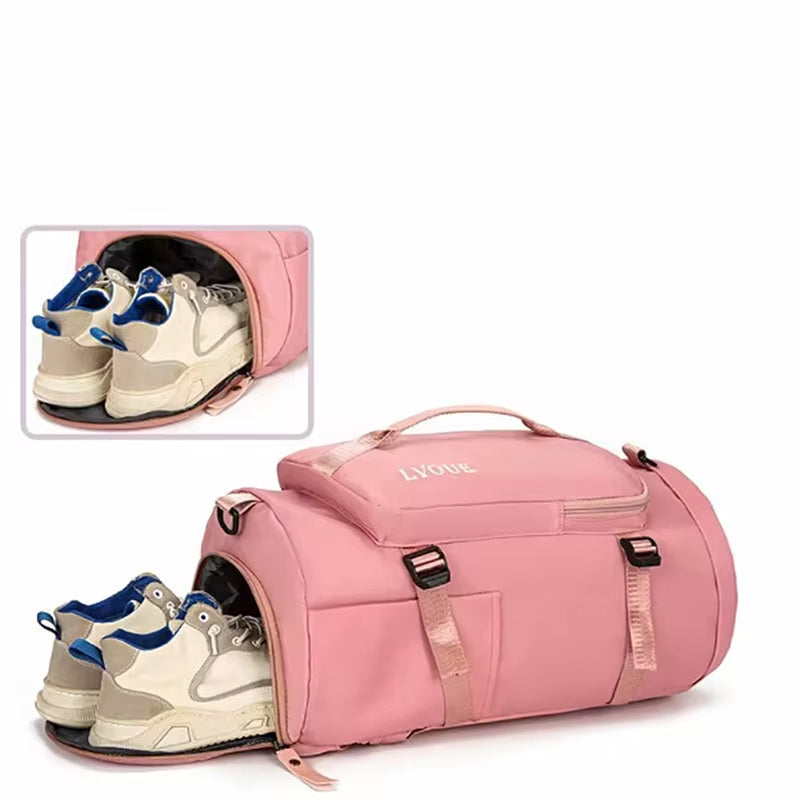Large Sports / Travel Bag Water-Resistant College Bookbag With Shoes Compartment