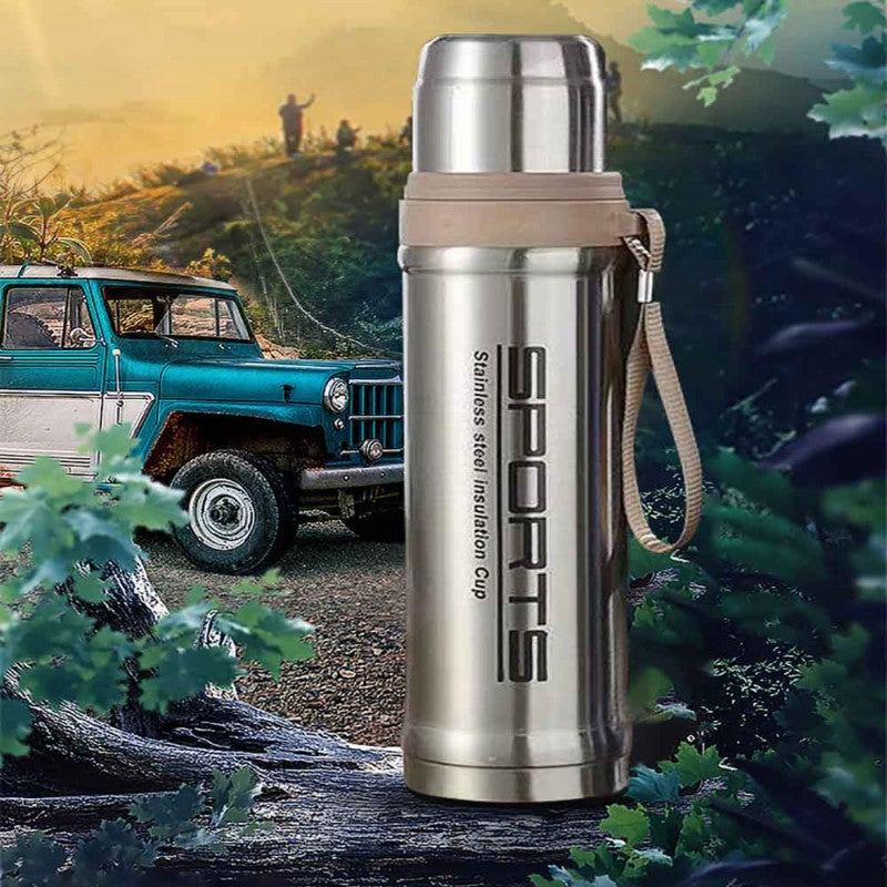 750ml Stainless Steel Vacuum Flask Sports Water Bottle