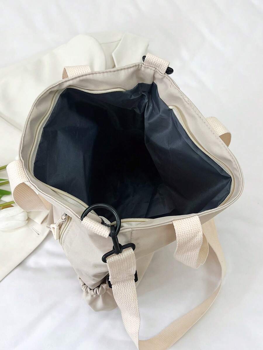 Women's Stylish Large Capacity Nylon Shoulder Bag - Casual Travel & School-college Bag