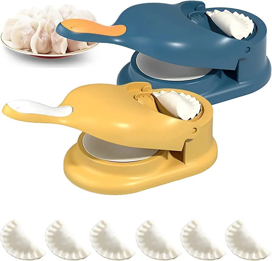 2-in-1 Dumpling Maker Machine for Momos, Samosa, and More - Kitchen Helper