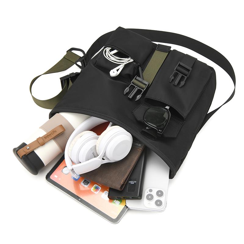 Large Capacity Outdoor Travel Multi-Pocket Shoulder Bag , Crossbody Bag, Camping Bag,For Men