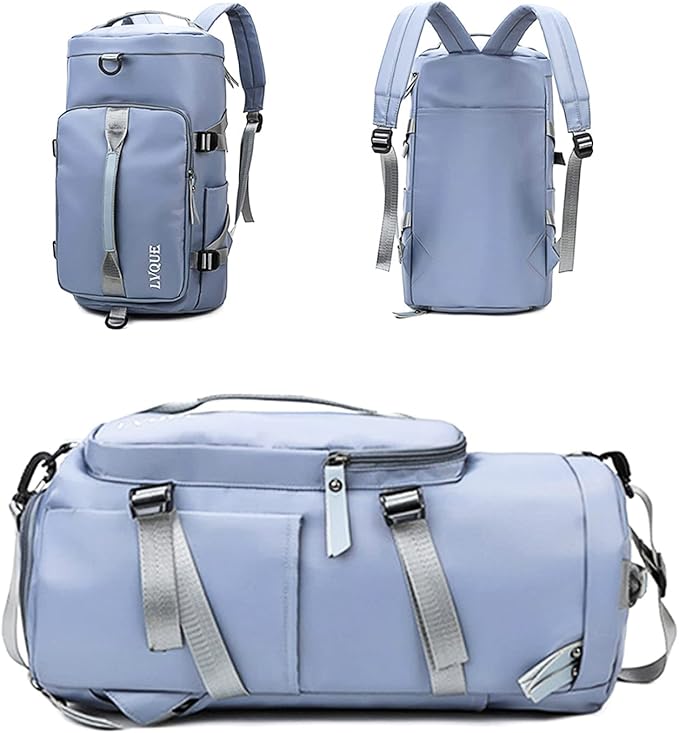 Large Sports / Travel Bag Water-Resistant College Bookbag With Shoes Compartment