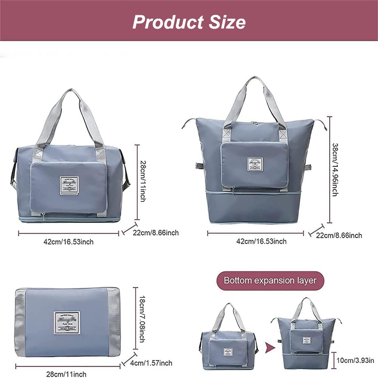 Foldable Girls College And University High Quality Bags