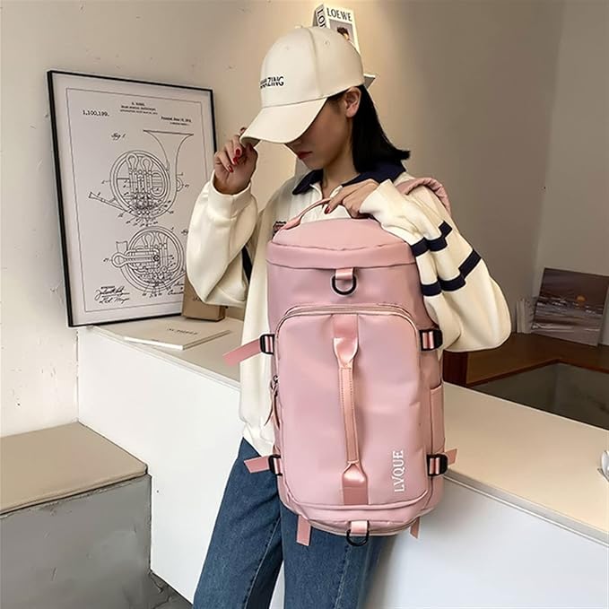 Large Sports / Travel Bag Water-Resistant College Bookbag With Shoes Compartment