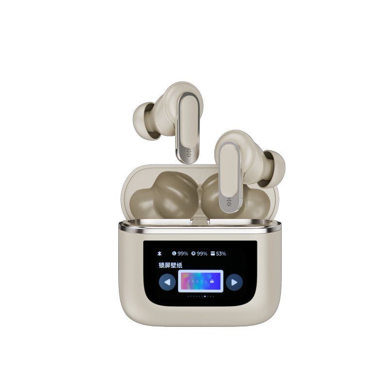 Smart LED airpods with Screen Display True Wireless Noise Cancelling