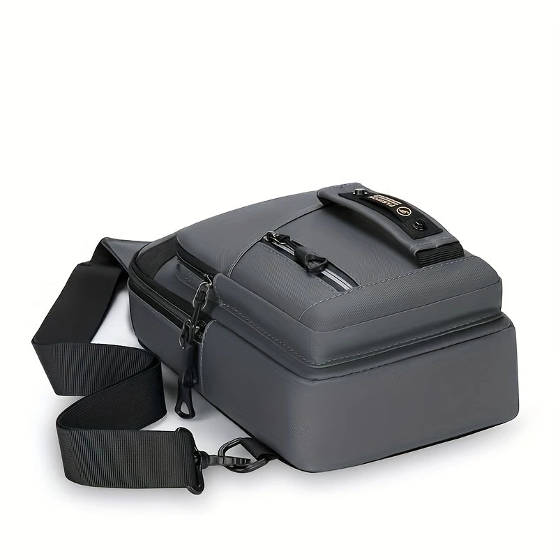 Multiple Compartments Crossbody Stylish Outdoor Chest Sling with Adjustable Strap Bag