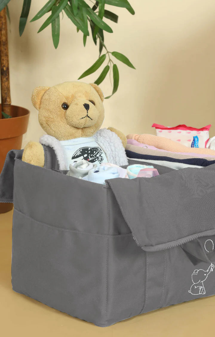 Baby Diaper Caddy Organizer, Foldable WaterProof Storage Bag