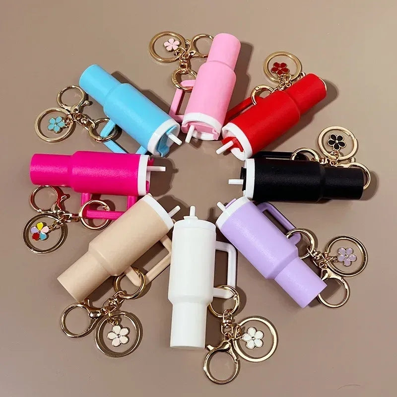 Mini Cup Keychain for Stanley Water Bottle Tumbler Cup Decoration