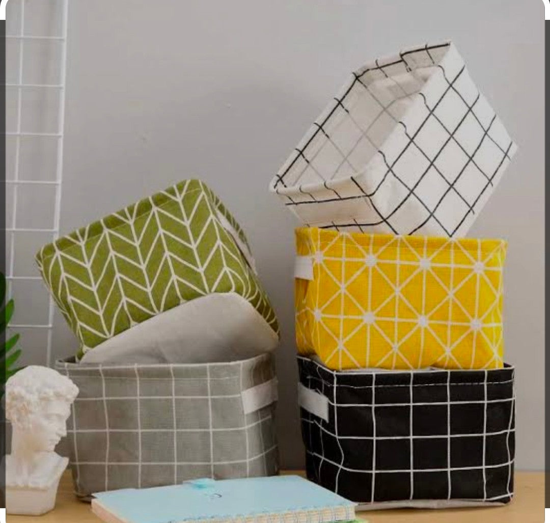 Mini Oxford Basket Organizers Random Colours Available