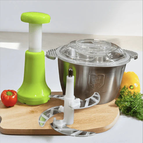 STAINLESS STEEL VEGETABLE CUTTER 2 LITRE