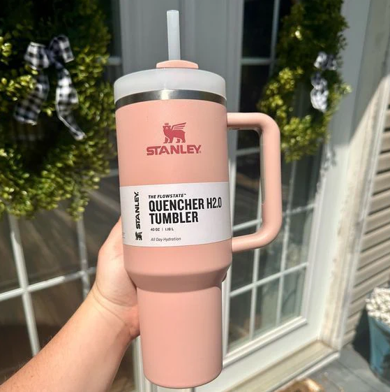 Stanley Quencher H2.0 Tumbler with Handle and Straw 40 oz Insulated Stainless Steel