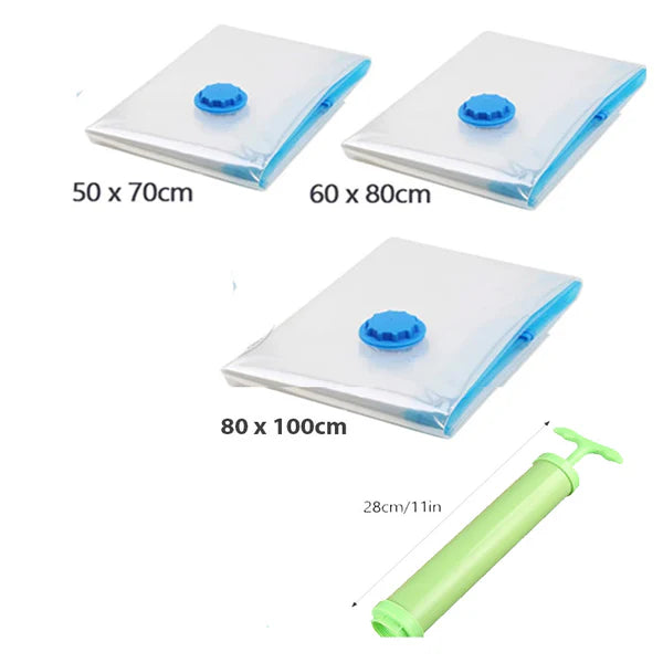 Vaccum storage sealed bags