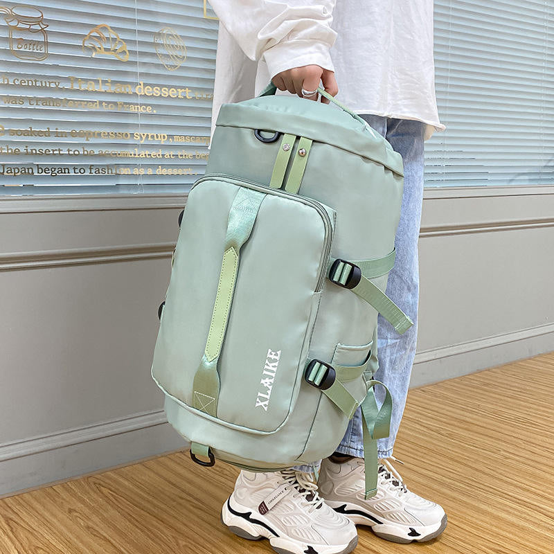 Large Sports / Travel Bag Water-Resistant College Bookbag With Shoes Compartment