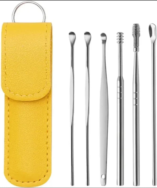 Ear Wax Cleaning Kit – 6 Pcs Ear Pick Tools