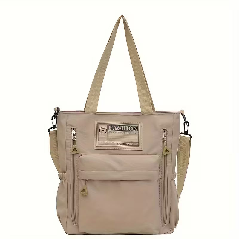 Women's Stylish Large Capacity Nylon Shoulder Bag - Casual Travel & School-college Bag