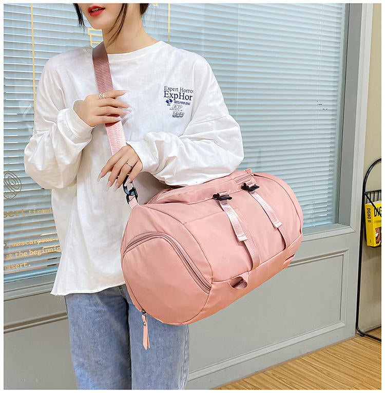 Large Sports / Travel Bag Water-Resistant College Bookbag With Shoes Compartment
