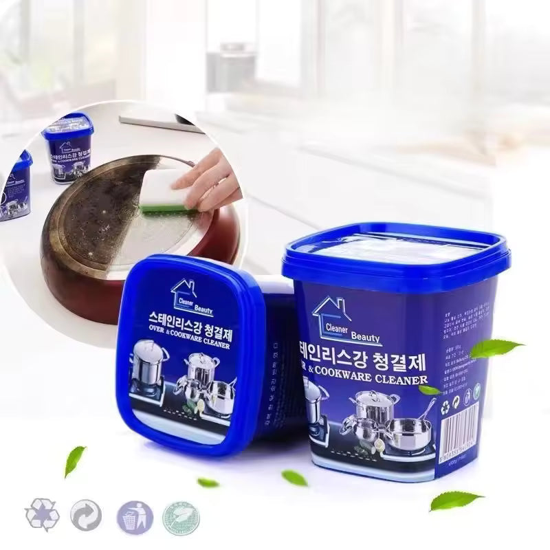 Stainless Steel Cleaning Cream Kitchenware Stain Dirt Cleaner Pot Rust Removal