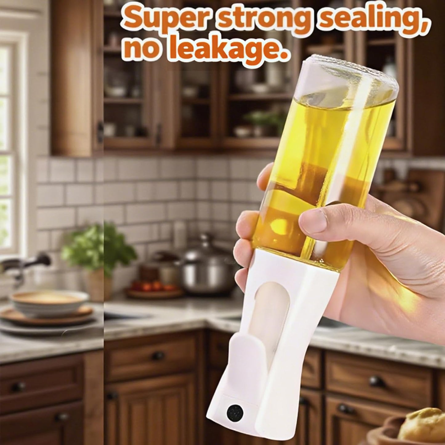 Oil Spray Bottle 500ml Kitchen Cooking Dispenser for Baking & Camping