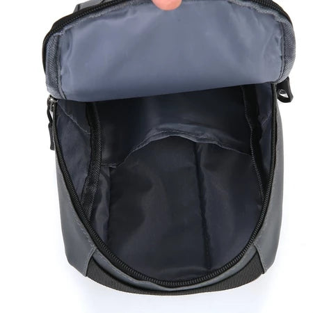 Multiple Compartments Crossbody Stylish Outdoor Chest Sling with Adjustable Strap Bag