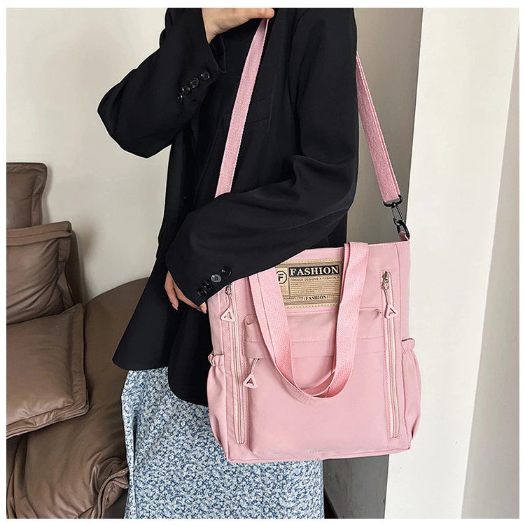 Women's Stylish Large Capacity Nylon Shoulder Bag - Casual Travel & School-college Bag
