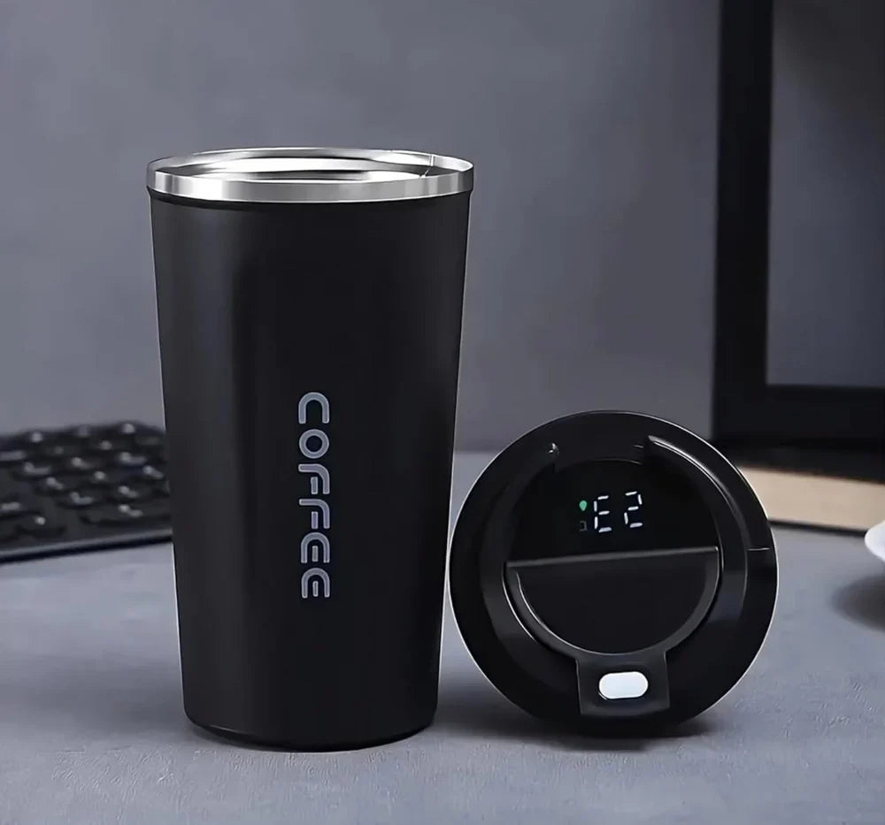 Smart Thermal Coffee Mug LED Temperature Display Insulated 510 ml