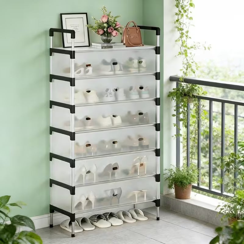 dust proof shoe rack