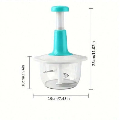 1500ML – Hand Chopper Machine  – Manual Vegetable Cutter & Food Processor