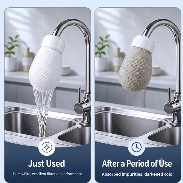 Universal Tap Water Filter Reusable Cotton Faucet Filter Bags for Kitchen & Bathroom