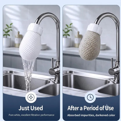 Universal Tap Water Filter Reusable Cotton Faucet Filter Bags for Kitchen & Bathroom