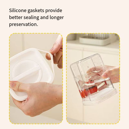 GREEK YOUGURT STAINER WITH LID AND LOCK