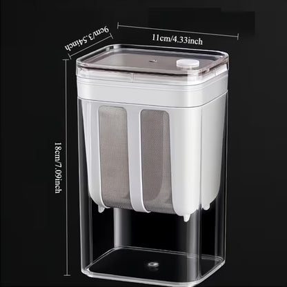 GREEK YOUGURT STAINER WITH LID AND LOCK