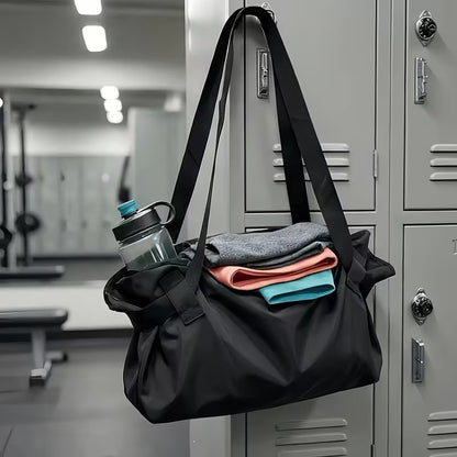 Lay-Flat Travel Camping Foldable Drawstring Tote Bag Expandable Jumbo Travel Luggage Bag + Matt