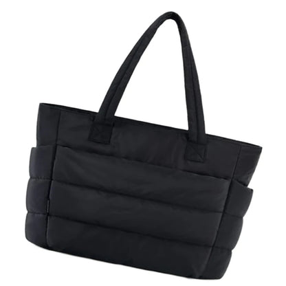 Tote Bag for Women, Lightweight Puffy Tote Bag with Compartments