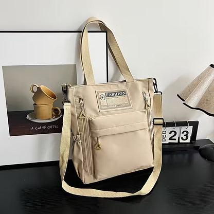 Women's Stylish Large Capacity Nylon Shoulder Bag - Casual Travel & School-college Bag