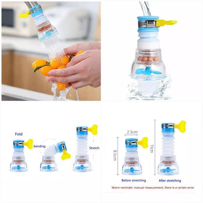 Water Fan Faucet 360 Degree Flexible with Clip
