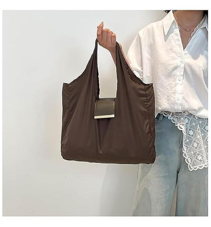 Foldable Keychain Tote Bag with Key Ring