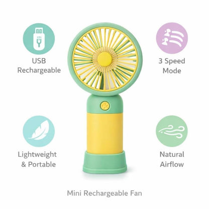 Multi-speed Rechargeable fan - perfect for home & office