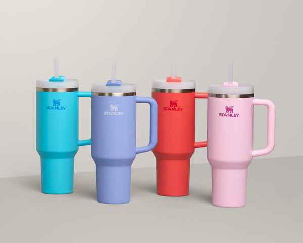 Stanley Quencher H2.0 Tumbler with Handle and Straw 40 oz Insulated Stainless Steel