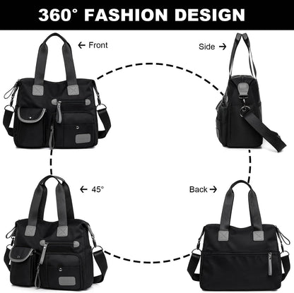 High Quality multipocket shoulder tote bag for women