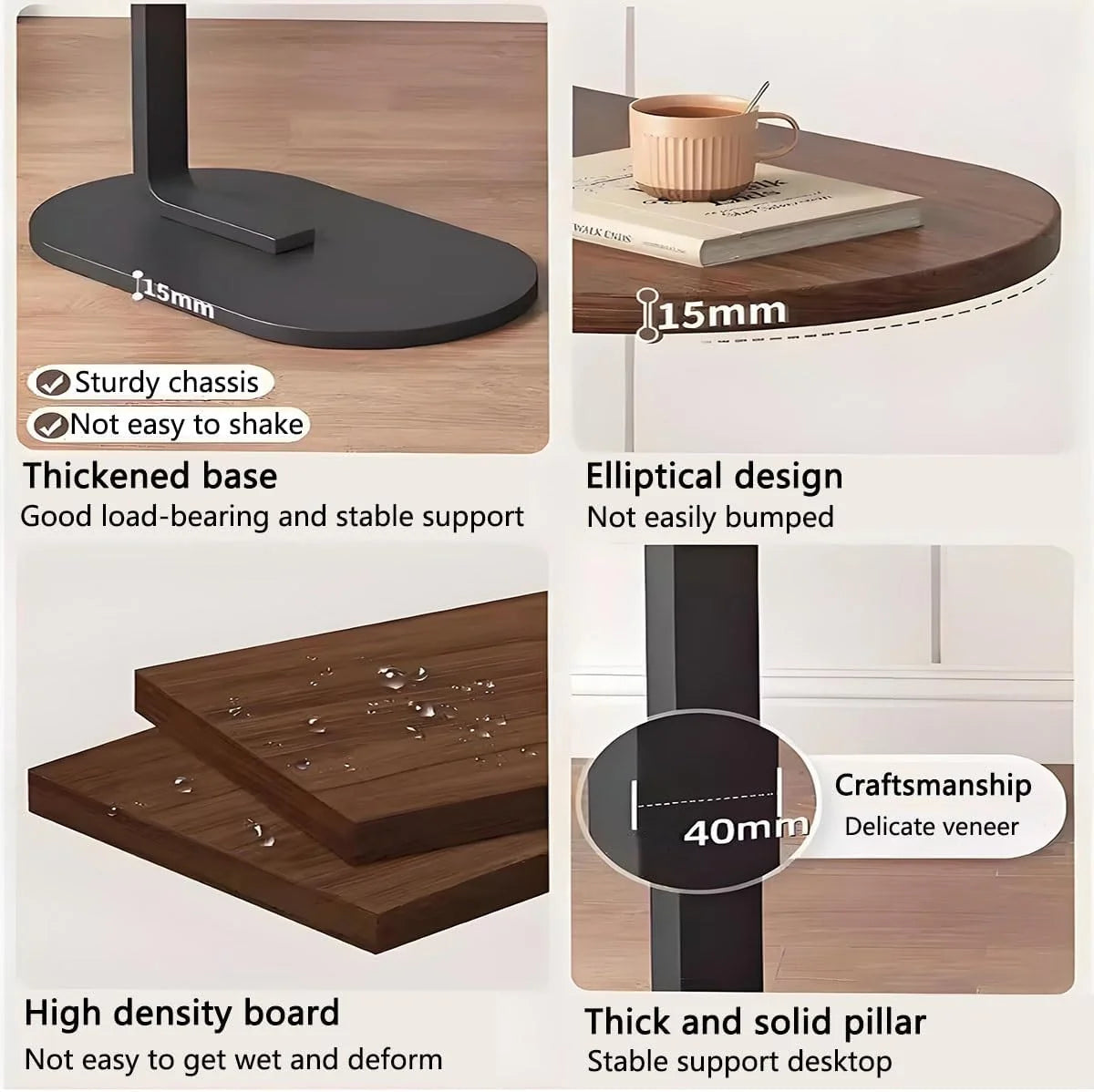 C Shape Side Table multipurpose laptop table