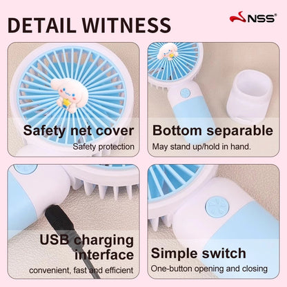 USB Rechargeable Portable Mini Small Hand Held Fan