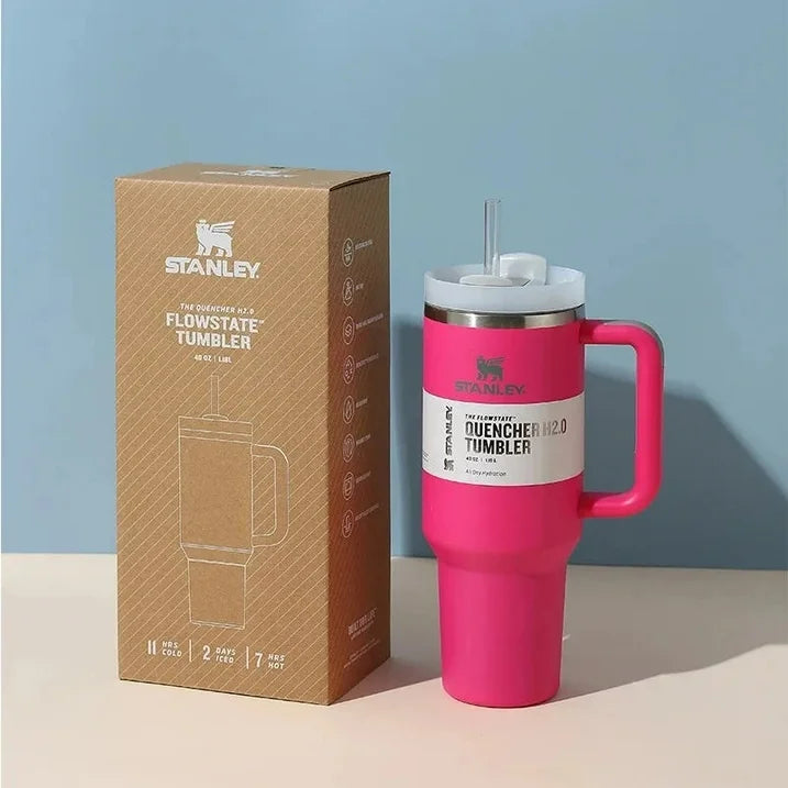 Stanley Quencher H2.0 Tumbler with Handle and Straw 40 oz Insulated Stainless Steel