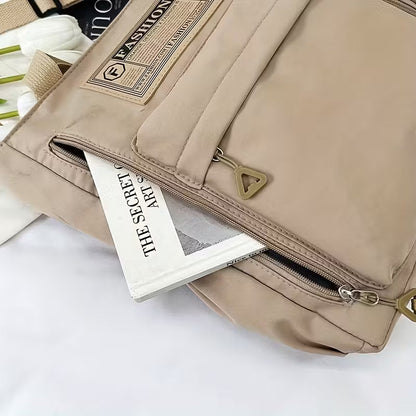 Women's Stylish Large Capacity Nylon Shoulder Bag - Casual Travel & School-college Bag