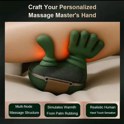 Heated Pillow Neck And Back Massager, Bionic Neck Shoulder Massager, Electric Kneading Muscles Massager