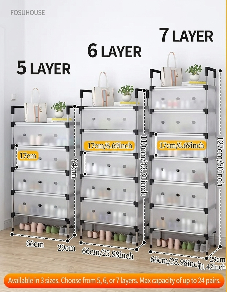 dust proof shoe rack