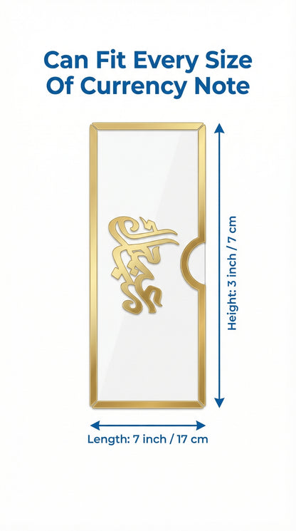 Pack Of 5 Eid Acrylic Envelope Lifafa memorable Gift