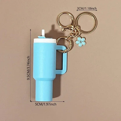 Mini Cup Keychain for Stanley Water Bottle Tumbler Cup Decoration