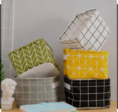 Mini Oxford Basket Organizers Random Colours Available