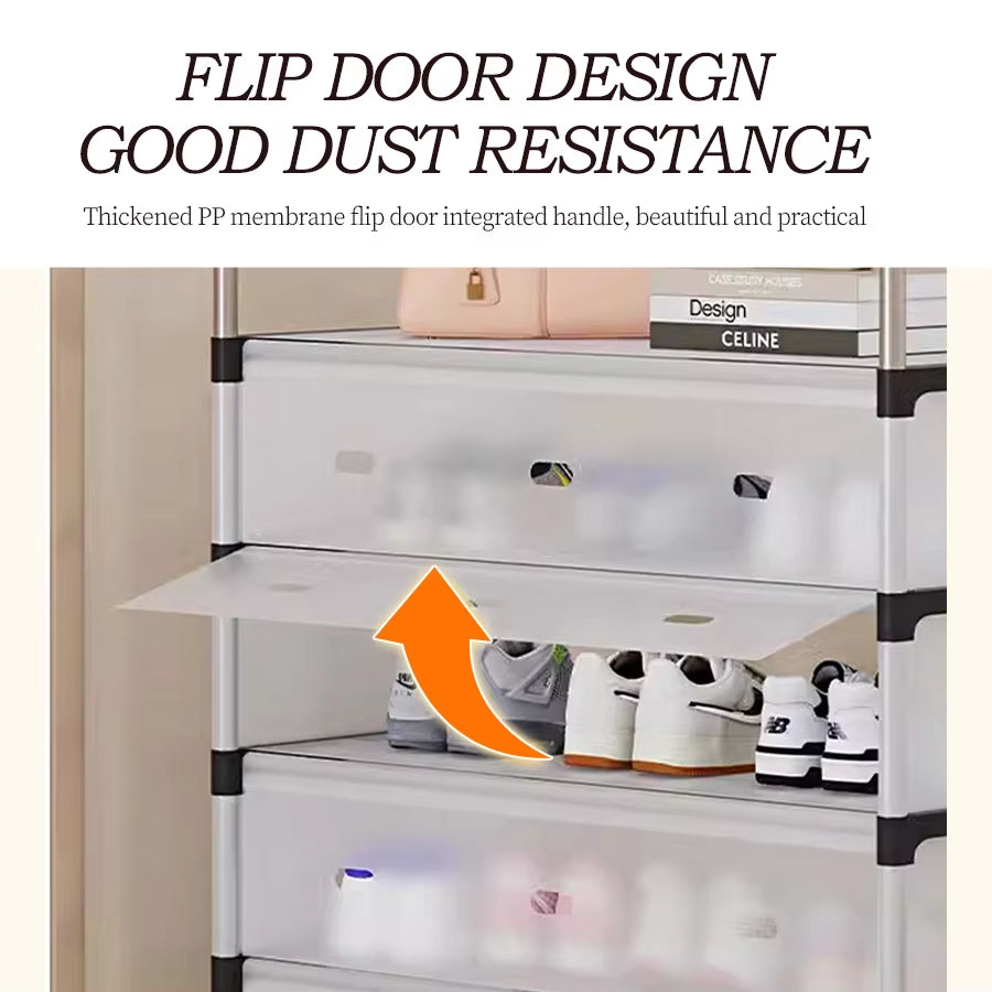 dust proof shoe rack