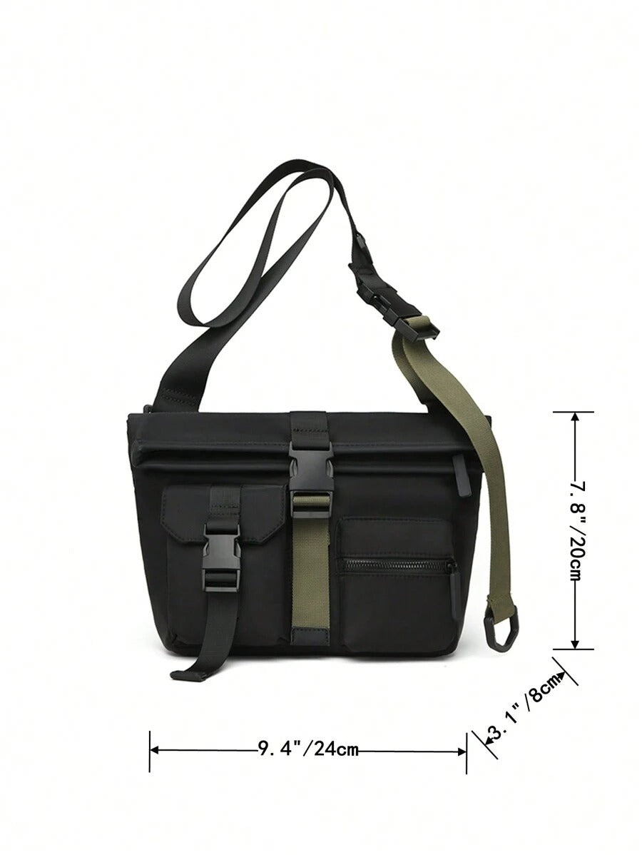 Large Capacity Outdoor Travel Multi-Pocket Shoulder Bag , Crossbody Bag, Camping Bag,For Men